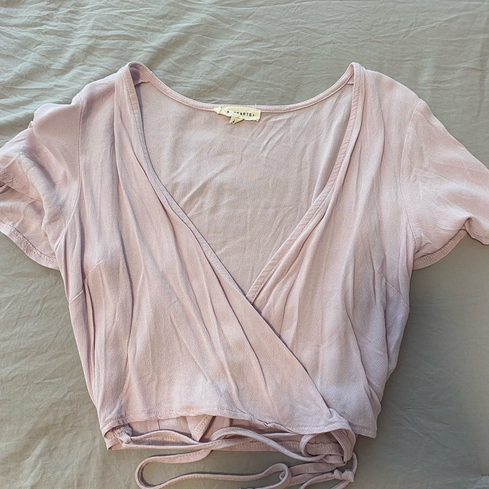 Never worn wrap top
